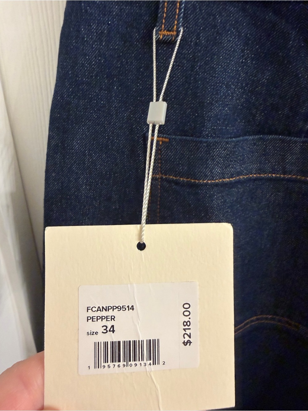 NWT Favorite Daughter Mischa High-Rise Wide-Leg “Pepper Wash”, Denim Jeans - Picture 5 of 9